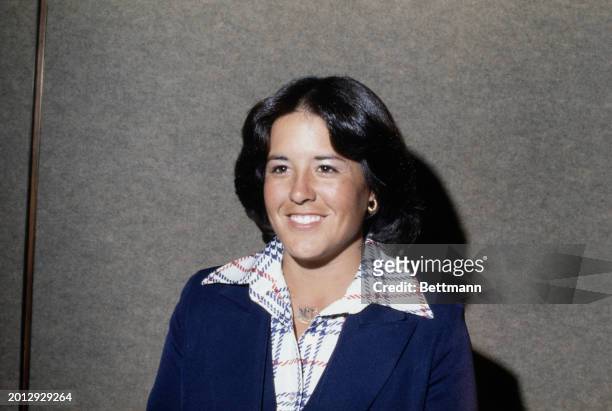 American golfer Nancy Lopez in New York, February 21st 1979.