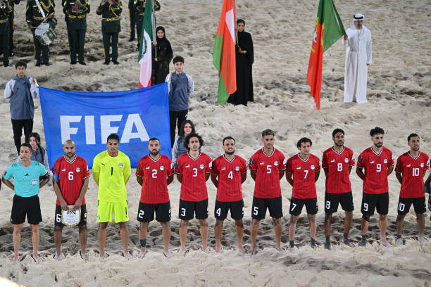 ARE: United Arab Emirates v Egypt: Group  A - FIFA Beach Soccer World Cup UAE 2024