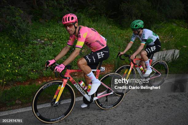Rui Costa of Portugal and Ben Healy of Ireland and Team EF Education - EasyPost compete during the 50th Volta ao Algarve em Bicicleta 2024, Stage 2 a...