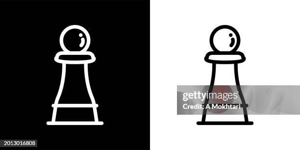 pawn icon. - pawn stock illustrations