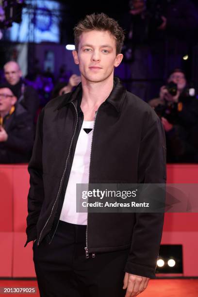 Jannis Niewöhner attends the "Small Things Like These" premiere and Opening Red Carpet for the 74th Berlinale International Film Festival Berlin at...