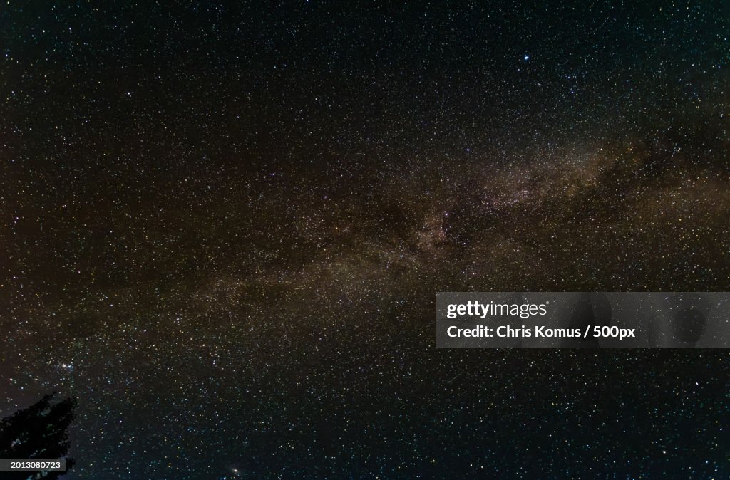 Low angle view of stars in sky at night