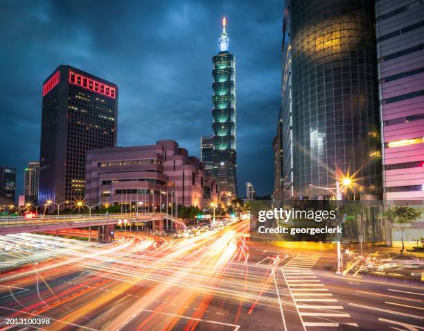 Central Taipei at night