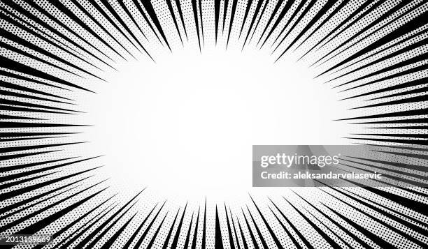 stockillustraties, clipart, cartoons en iconen met explosion burst background - vignettering