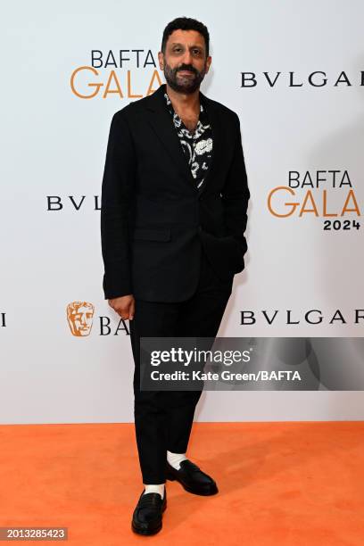 Adeel Akhtar attends the BAFTA Gala 2024, supported by Bulgari at The Peninsula Hotel on February 15, 2024 in London, England.