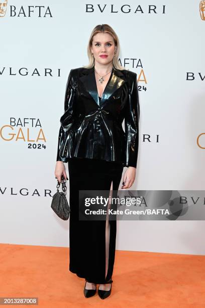 Emerald Fennell attends the BAFTA Gala 2024, supported by Bulgari at The Peninsula Hotel on February 15, 2024 in London, England.