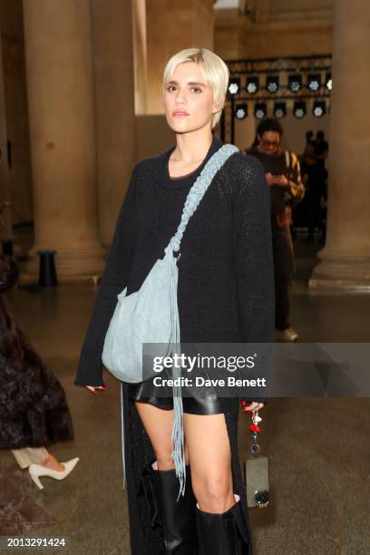 Tigerlily Taylor attends the Holzweiler AW24 show during London Fashion Week February 2024 on February 18, 2024 in London, England.