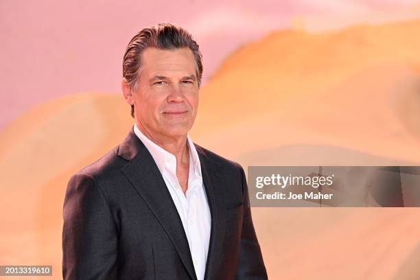 Josh Brolin attends the World Premiere of "Dune: Part Two" in Leicester Square on February 15, 2024 in London, England.