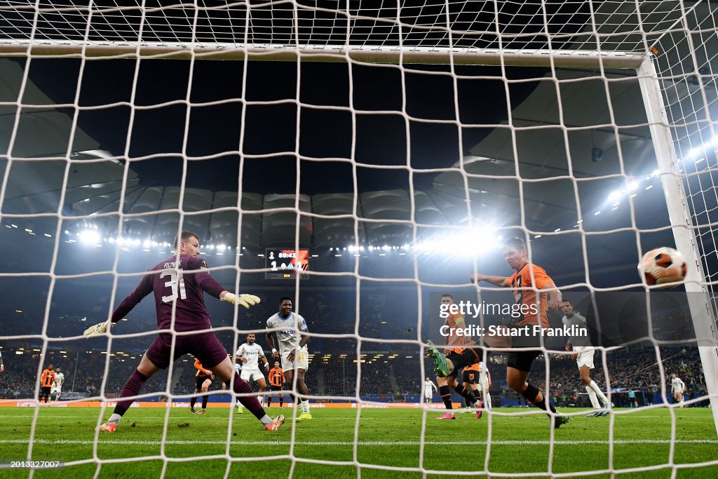 FC Shakhtar Donetsk v Olympique de Marseille: Knockout Round Play-offs First Leg - UEFA Europa League 2023/24