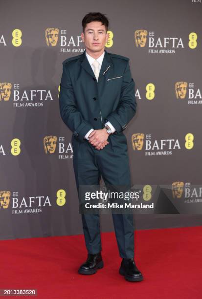 Barry Keoghan attends the 2024 EE BAFTA Film Awards at The Royal Festival Hall on February 18, 2024 in London, England.