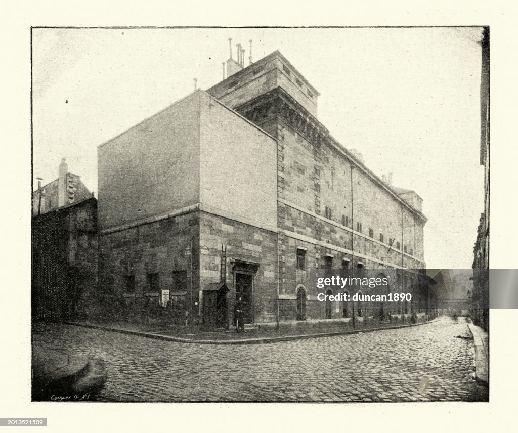 Sainte-Pélagie Prison, Paris, France, Victorian, 1890s 19th Century