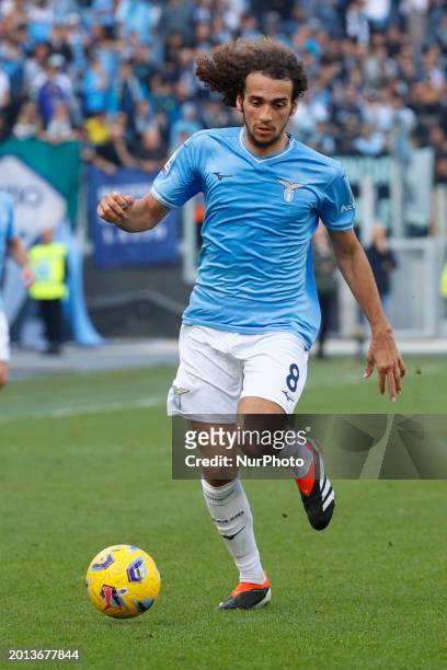 Marcos Antonio of Lazio is playing in the Serie A soccer match between SS Lazio and Bologna FC at Stadio Olimpico in Rome, Italy, on February 18,...
