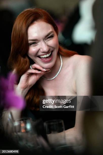 Eleanor Tomlinson attends the BAFTA Gala 2024, supported by Bulgari at The Peninsula Hotel on February 15, 2024 in London, England.