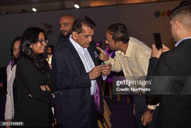 Amitabh Kant, the G20 Sherpa for the Government of India, is speaking during a tech fest in Mumbai, India, on February 18, 2024.