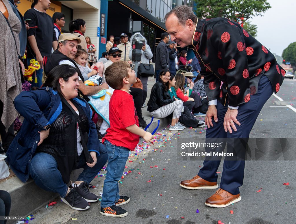 Congressman Adam Schiff, California Senate candidate, greets Jackson ...