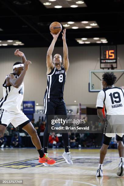 Skal Labissiere of Team BallIsLife shoots the ball during the game against Team EYL during the G League Next Up Game Presented by AT&T as part of NBA...