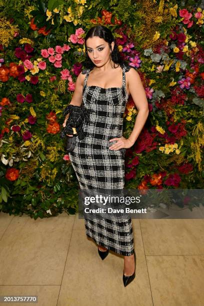 Charli XCX attends the British Vogue And Tiffany & Co. Celebrate Fashion And Film Party 2024 at Annabel's on February 18, 2024 in London, England.