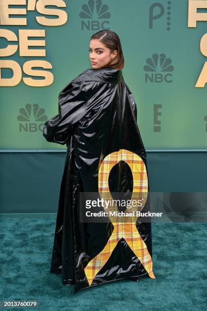 Noa Kirel at the People's Choice Awards held at Barker Hangar on February 18, 2024 in Santa Monica, California.