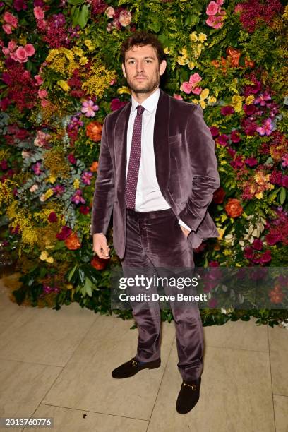 Alex Pettyfer attends the British Vogue And Tiffany & Co. Celebrate Fashion And Film Party 2024 at Annabel's on February 18, 2024 in London, England.