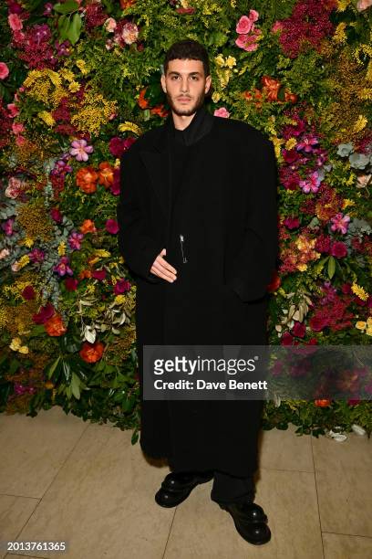 Fai Khadra attends the British Vogue And Tiffany & Co. Celebrate Fashion And Film Party 2024 at Annabel's on February 18, 2024 in London, England.
