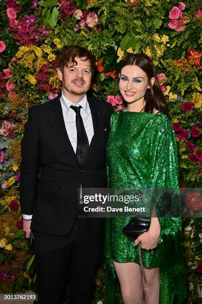 Richard Jones and Sophie Ellis-Bextor attend the British Vogue And Tiffany & Co. Celebrate Fashion And Film Party 2024 at Annabel's on February 18,...