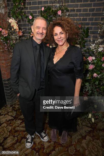 Sam Fell and Fran Fell attend the Netflix 2024 BAFTA Awards after-party at Chiltern Firehouse on February 18, 2024 in London, England.