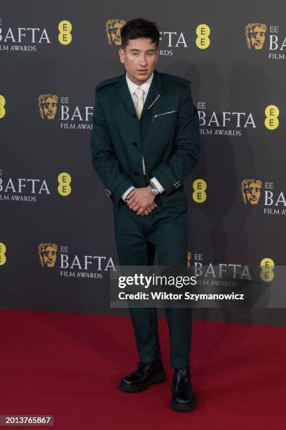 Barry Keoghan attends the EE BAFTA Film Awards ceremony at The Royal Festival Hall in London, United Kingdom on February 18, 2024.