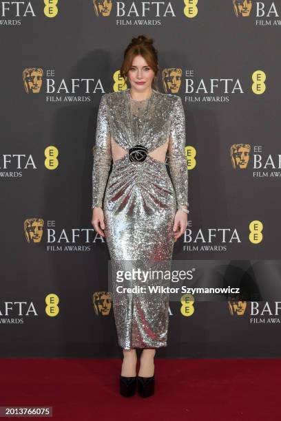 Bryce Dallas Howard attends the EE BAFTA Film Awards ceremony at The Royal Festival Hall in London, United Kingdom on February 18, 2024.