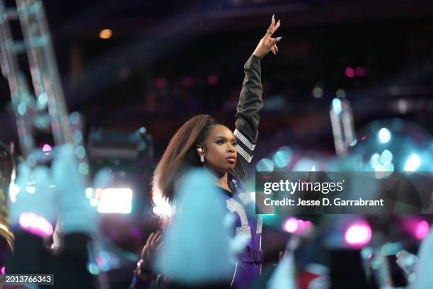 Jennifer Hudson performs the halftime show during the NBA All-Star Game as part of NBA All-Star Weekend on Sunday, February 18, 2024 at Gainbridge...