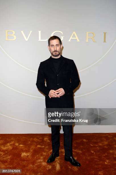 Clemens Schick attends the Bulgari x Constantin Film Party on the occasion of the 74th Berlinale International Film Festival at Tempodrom on February...