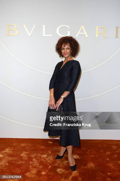 Dennenesch Zoude attends the Bulgari x Constantin Film Party on the occasion of the 74th Berlinale International Film Festival at Tempodrom on...