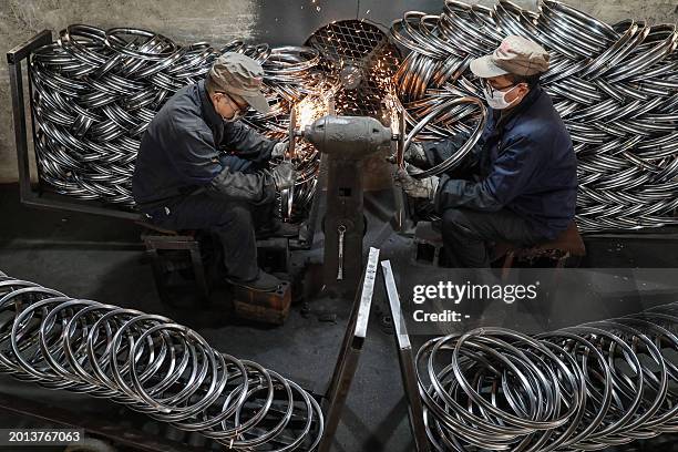 Steel Rim Manufacturing Steel Rims Photos and Premium High Res Pictures - Getty Images