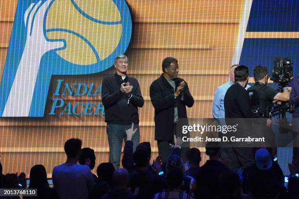 The Indiana Pacers honor legends during the NBA All-Star Game as part of NBA All-Star Weekend on Sunday, February 18, 2024 at Gainbridge Fieldhouse...