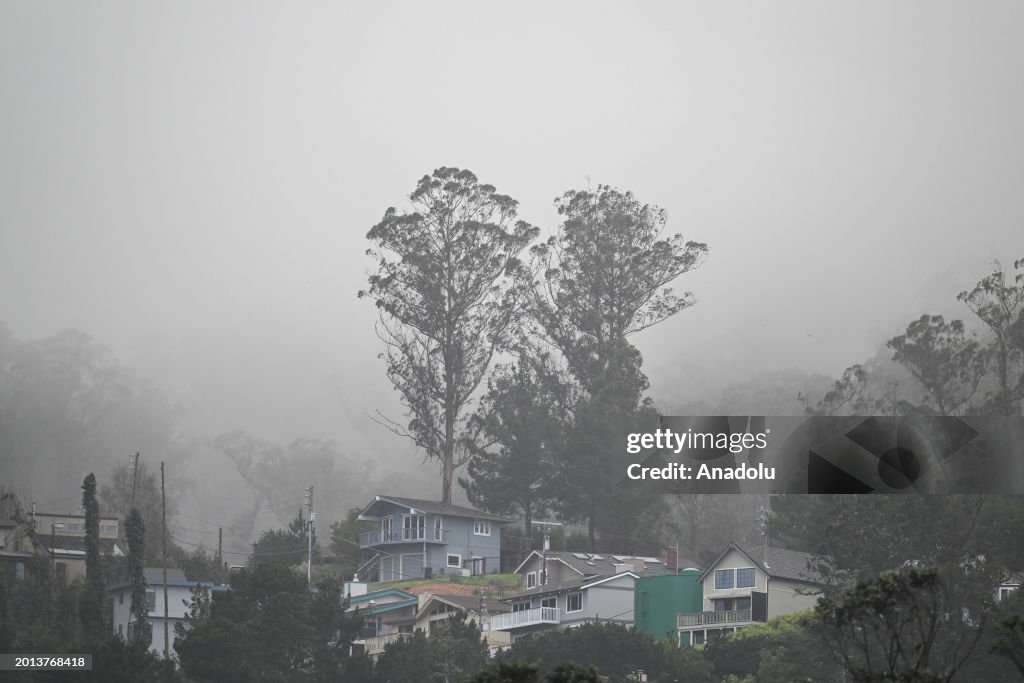 Stormy weather in San Francisco Bay Area