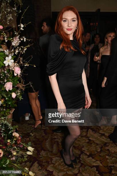 Eleanor Tomlinson attends the Netflix 2024 BAFTA Awards after-party at Chiltern Firehouse on February 18, 2024 in London, England.