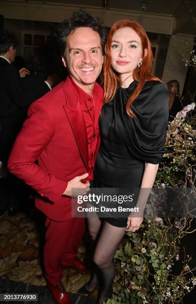 Andrew Scott and Eleanor Tomlinson attend the Netflix 2024 BAFTA Awards after-party at Chiltern Firehouse on February 18, 2024 in London, England.