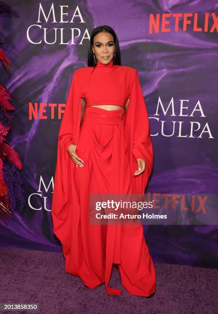 Michelle Williams attends the Netflix's "Mea Culpa" New York Premiere at Paris Theater on February 15, 2024 in New York City.