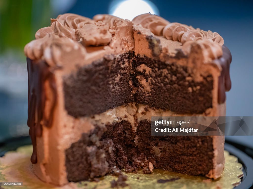 Inside Chocolate Cake