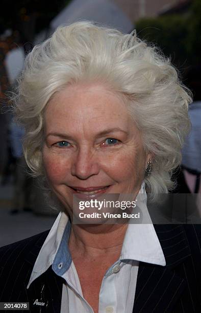 Actress Fionnula Flanagan attends the Los Angeles premiere of the film "Respiro" at Laemmle's Monica 4 Plex May 19, 2003 in Santa Monica, California.