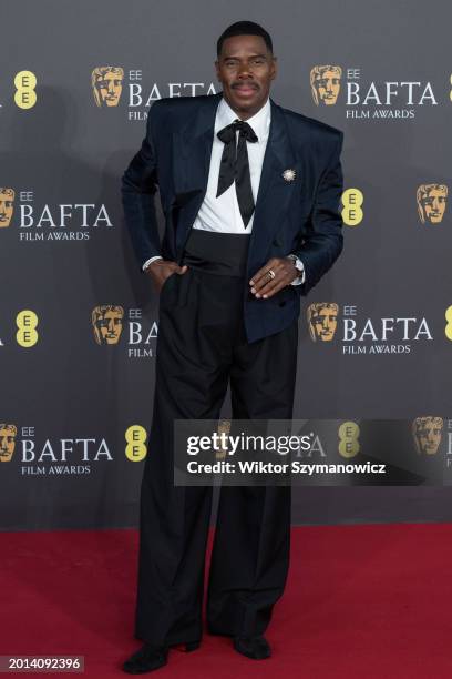 Colman Domingo attends the EE BAFTA Film Awards ceremony at The Royal Festival Hall in London, United Kingdom on February 18, 2024.