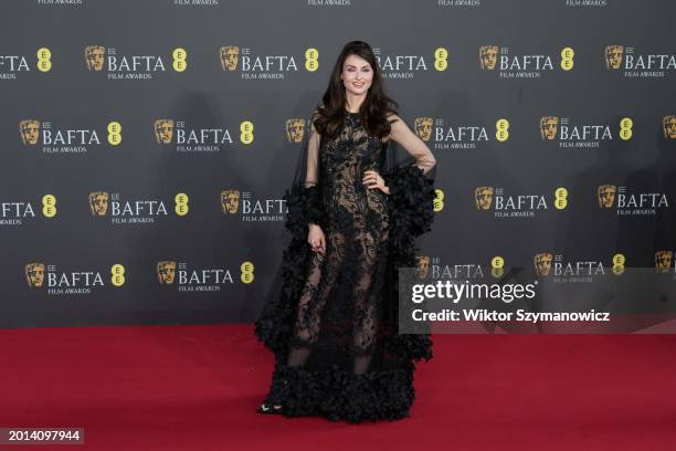 Attends the EE BAFTA Film Awards ceremony at The Royal Festival Hall in London, United Kingdom on February 18, 2024.