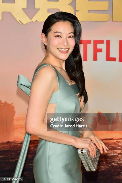 Arden Cho attends Netflix's "Avatar: The Last Airbender" World Premiere Event at The Egyptian Theatre Hollywood on February 15, 2024 in Los Angeles,...
