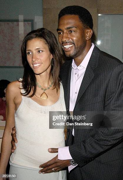 Actor Bill Bellamy and wife Kristin arrive at the ACLU Foundation of Southern California Torch of Liberty Awards Dinner at the Beverly Hilton Hotel...