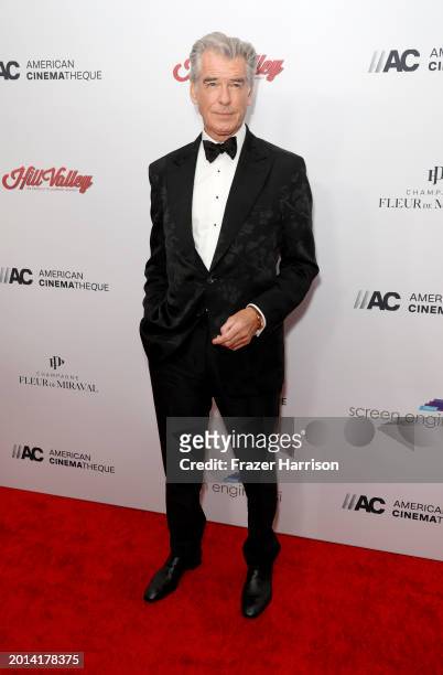 Pierce Brosnan attends the 37th Annual American Cinematheque Awards honoring Helen Mirren, Kevin Goetz and Screen Engine at The Beverly Hilton on...
