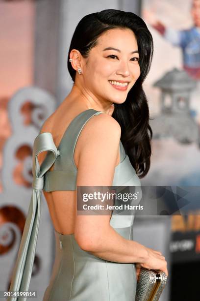 Arden Cho arrives at Netflix's "Avatar: The Last Airbender" World Premiere Event at The Egyptian Theatre Hollywood on February 15, 2024 in Los...