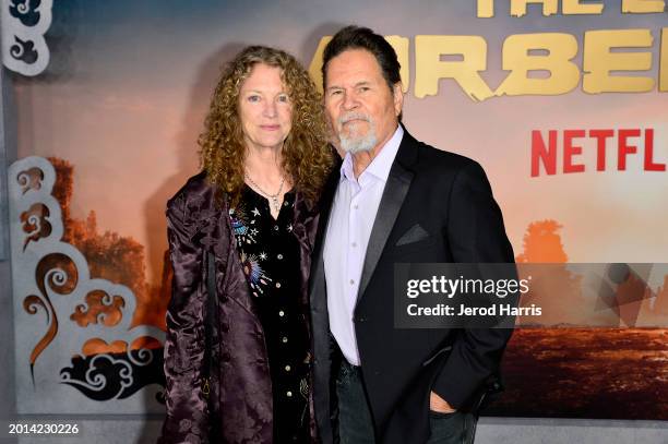 Leslie Bryans and A Martinez attend Netflix's "Avatar: The Last Airbender" World Premiere Event at The Egyptian Theatre Hollywood on February 15,...