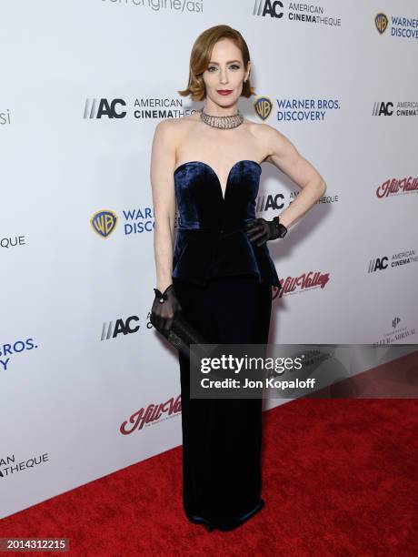 Jaime Ray Newman attends 37th Annual American Cinematheque Awards Honoring Helen Mirren, Kevin Goetz And Screen Engine at The Beverly Hilton on...