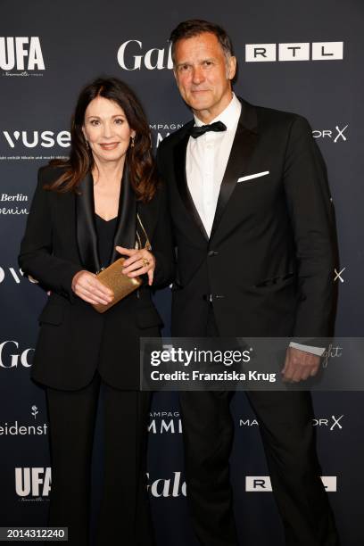 Heiko Kiesow and Iris Berben attends the Berlin Opening Night 2024 on the occasion of the 74th Berlinale International Film Festival Berlin at Das...