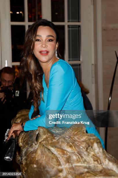 Verona Pooth attends the Berlin Opening Night 2024 on the occasion of the 74th Berlinale International Film Festival Berlin at Das Stue on February...