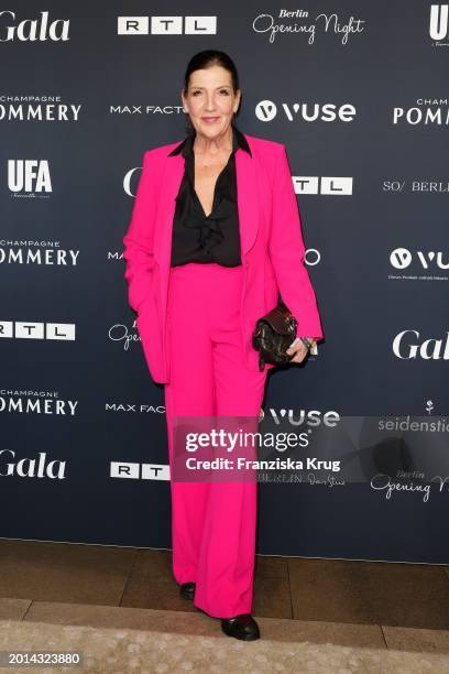 Katy Karrenbauer attends the Berlin Opening Night 2024 on the occasion of the 74th Berlinale International Film Festival Berlin at Das Stue on...